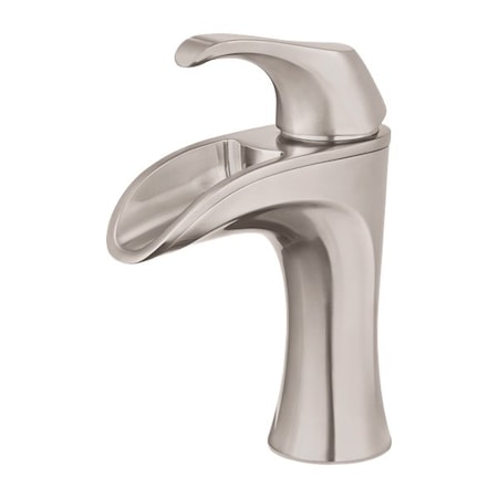 Pfister Pfister Brea Single Control, Centerset Bath Faucet Brushed Nickel LF-042-BRKK